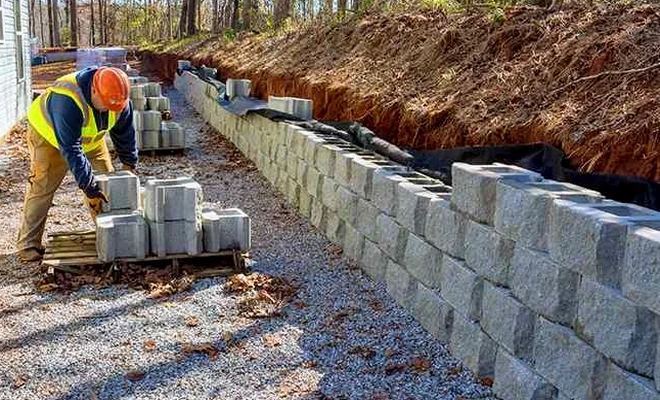 Illustrative image of Retaining wall design in Albury-Wodonga
